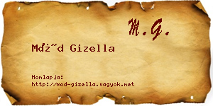 Mód Gizella névjegykártya